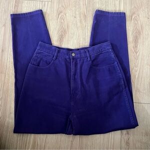 Vintage Purple High-Waisted Jeans